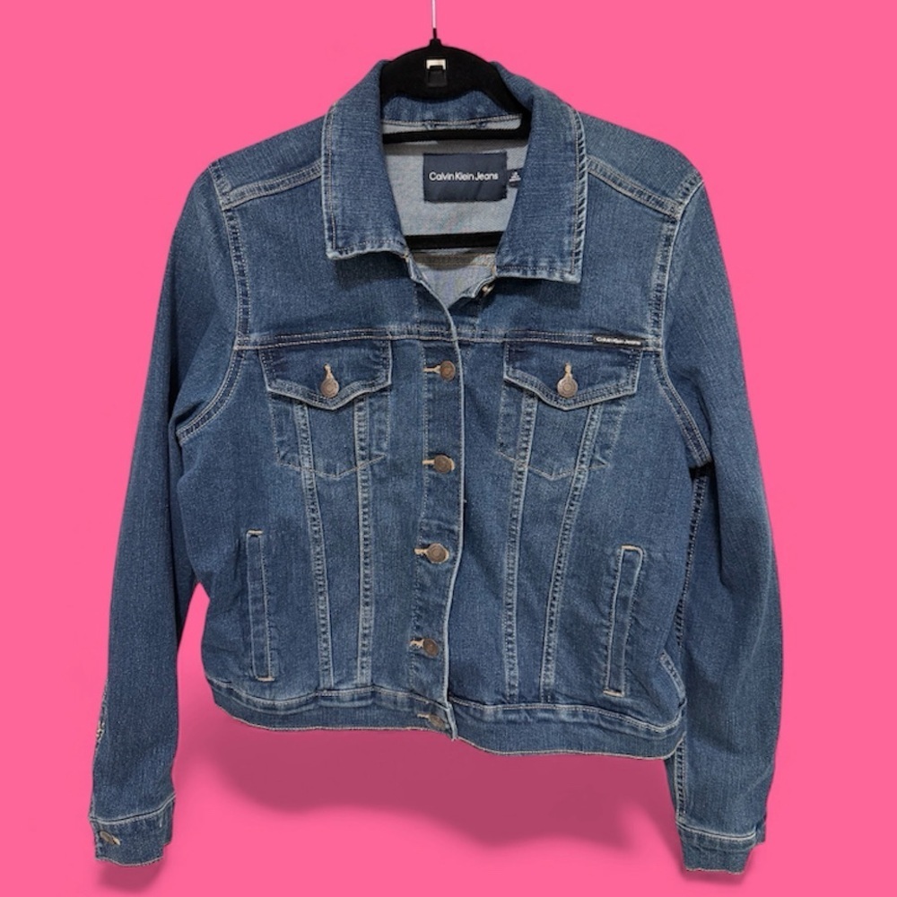 Calvin Klein Jeans Denim Jacket in Blue - NWOT - Picture 3 of 15